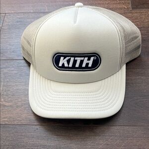 Kith Cream and Black Trucker Hat